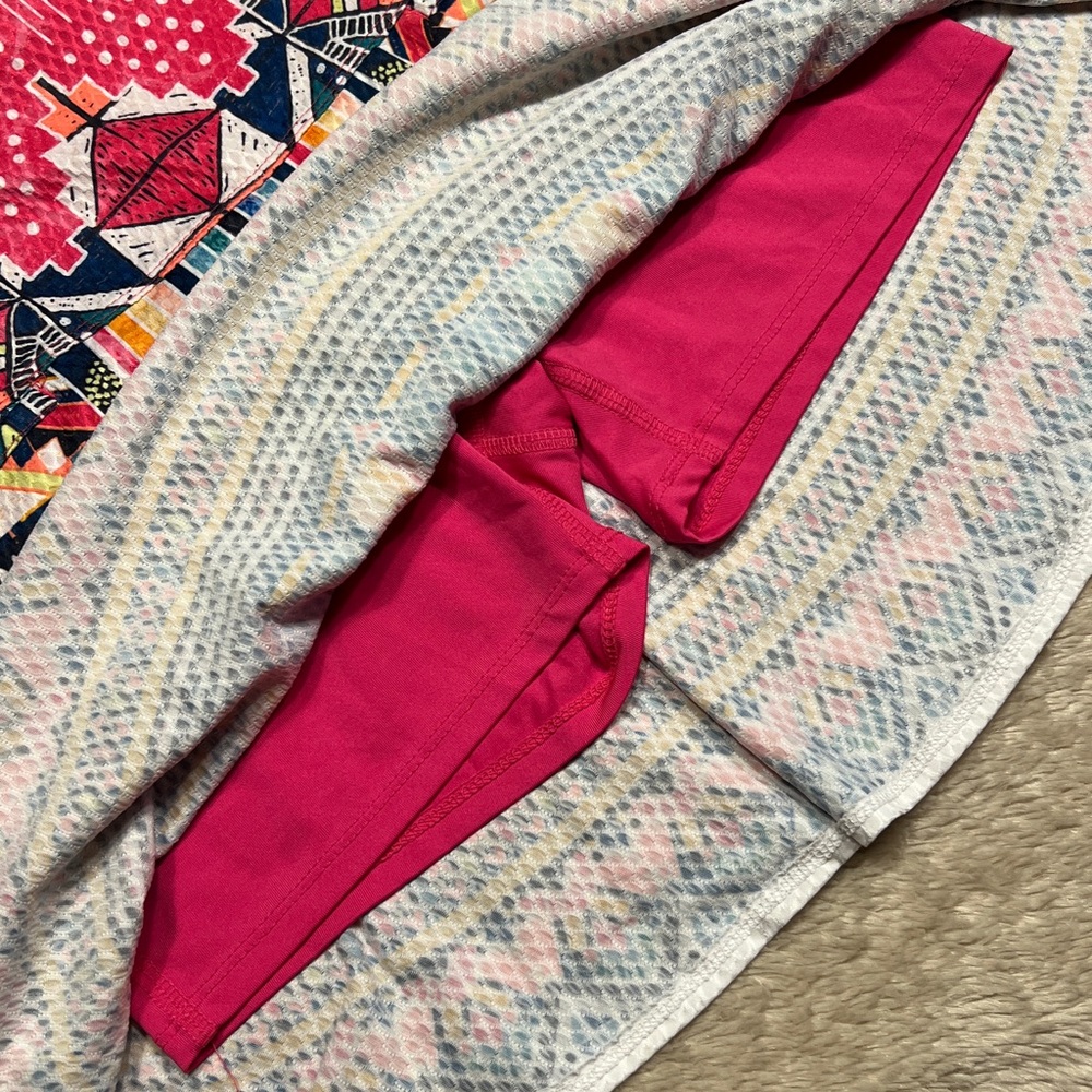 LUCKY IN LOVE Pretty in Ink Around The Block Pleated Skort - Picture 11 of 15